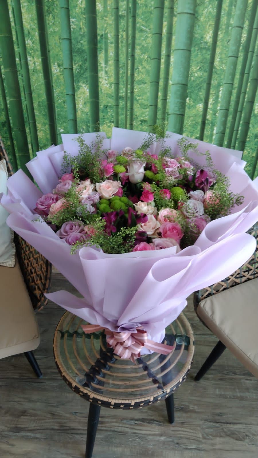 بوكيه ورد كبير 