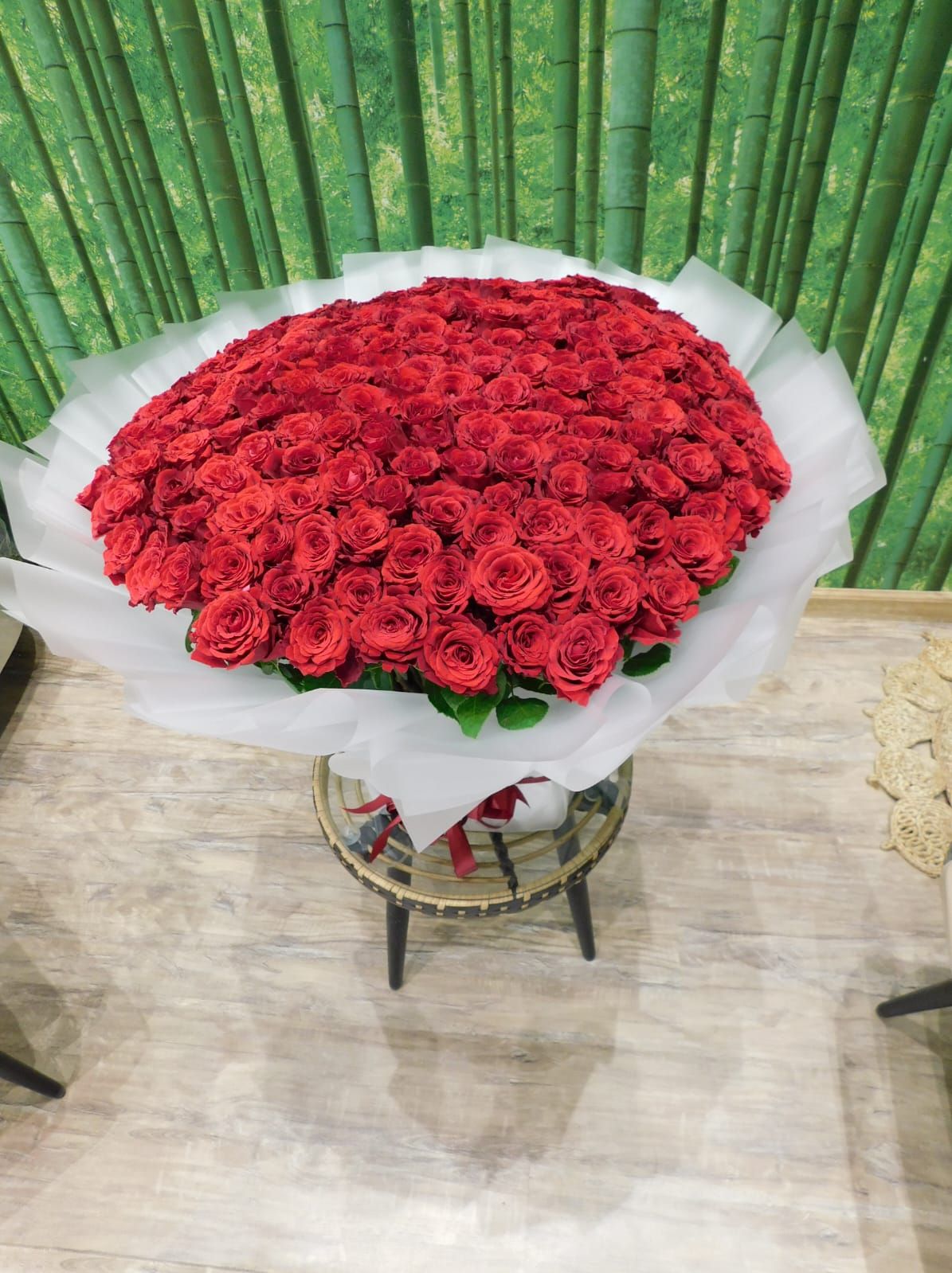 باقة ورود احمر 