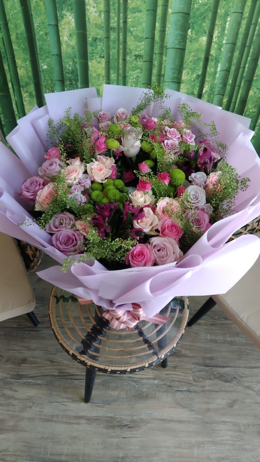 بوكيه ورد كبير 